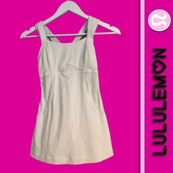 lululemon athletica Tops - White lululemon Tank Top size 4